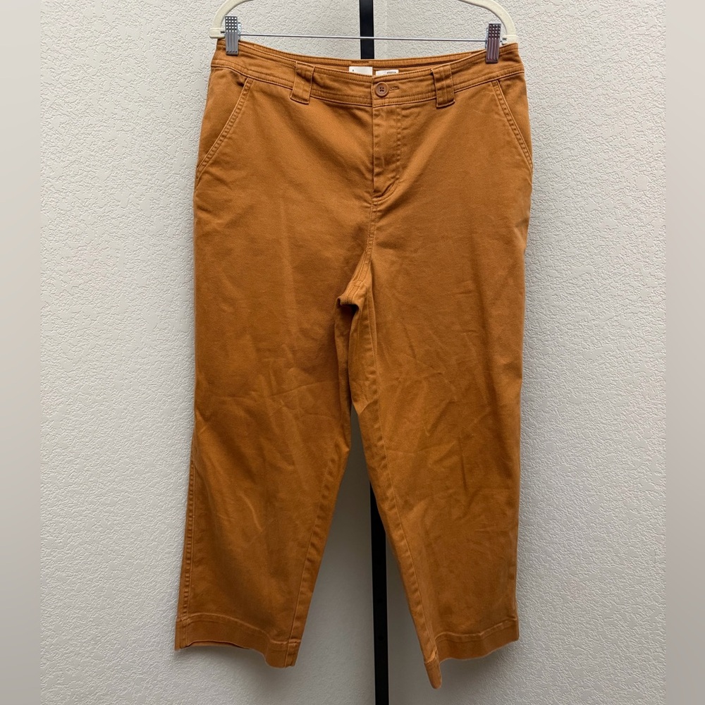 A New Day Women’s Chino Stretch Pants - Rust Brown